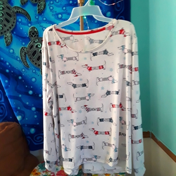 DACHSHUND PAJAMA SET 3X WOMAN'S NWT - Picture 1 of 10